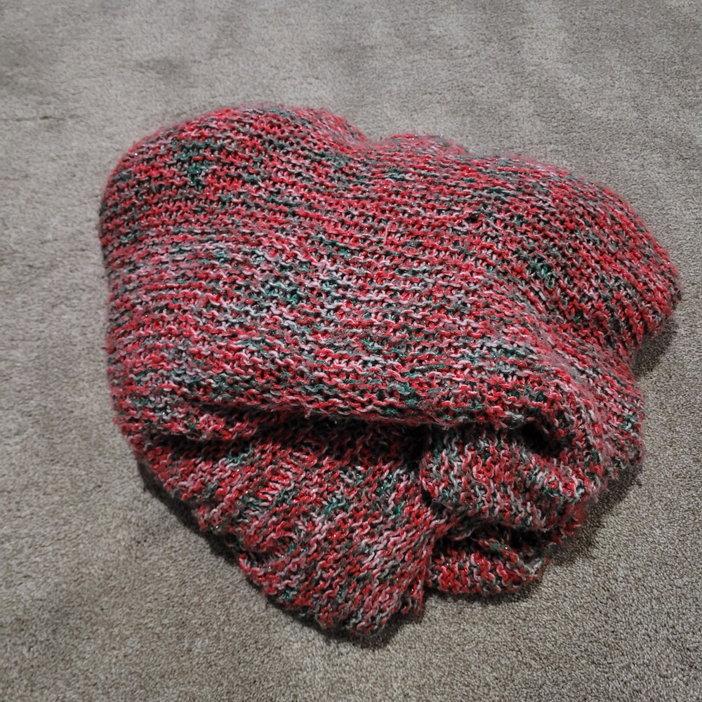 Cozy Multicolor Knit Blanket